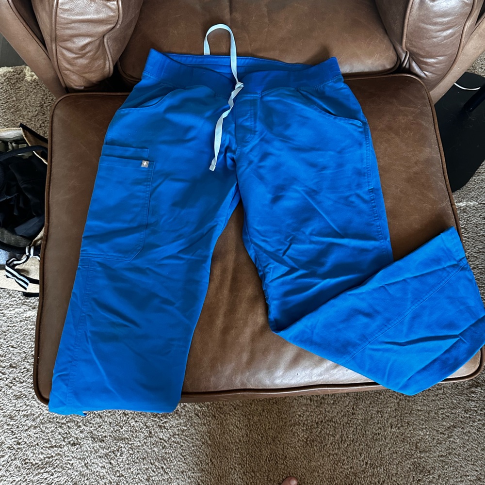 Figs Blue Scrub Pants